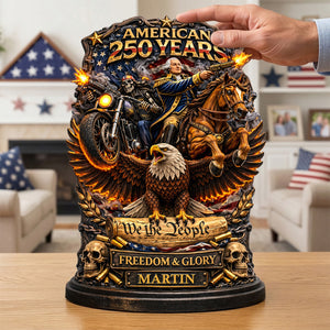 250 Years Anniversary Acrylic Plaque - Personalized Gifts For Veteran Plaque 01TYMG050326-Homacus