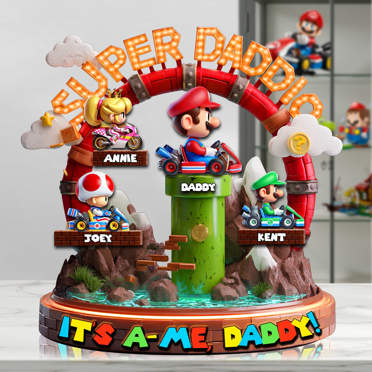 Retro Runner Dad Acrylic Plaque - Personalized Gifts For Dad 03TGLU190525-Homacus