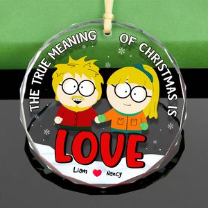 Personalized Gifts For Couple Christmas Ornament, Cartoon Character 03tgpu281024hg-Homacus