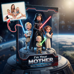 Custom Photo Fantastic Mom Troop Acrylic Plaque, Personalized Gifts For Moms 03qhlu260326-Homacus