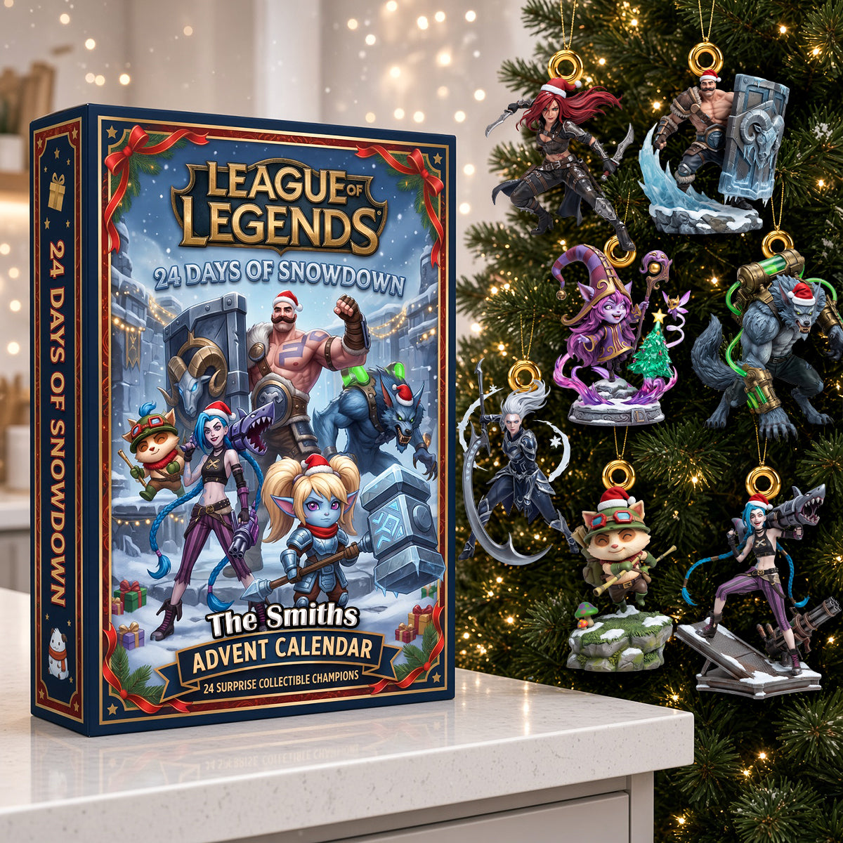 Warrior Battles Advent Calendar Blind Box - Personalized Christmas Gift 04tydh281026-Homacus
