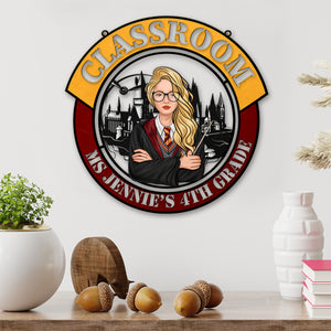 Personalized Gifts For Teacher Metal Sign 02htpu040724-Homacus