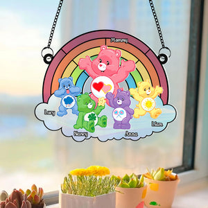 Personalized Gifts For Mom Suncatcher Window Hanging Ornament 04NAPU240424 Mother's Day-Homacus