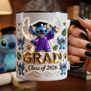 Cute Chaos Graduate Magic Mug - Personalized Gifts For Graduates 01TGTA230426-Homacus