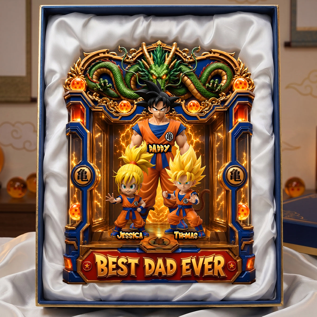 Legendary Dad and Kids Acrylic Plaque - Personalized Gifts For Dad 01TYDH080526-Homacus