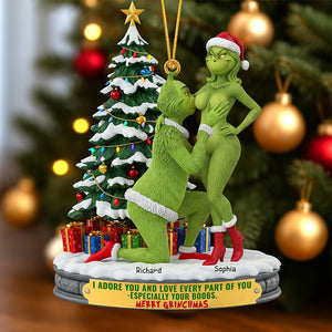 Spicy Twist Couple Ornament - Personalized Christmas Gifts For Couples 03OHQN160925-Homacus