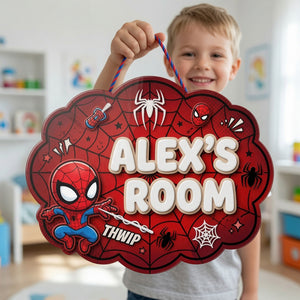 Hero Room Door Acrylic Sign - Personalized Gifts For Kid 03naqn020726