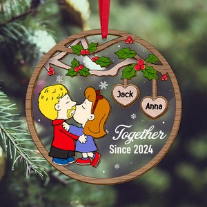 Personalized Gifts For Couple Christmas Ornament 04katn130924hg-Homacus