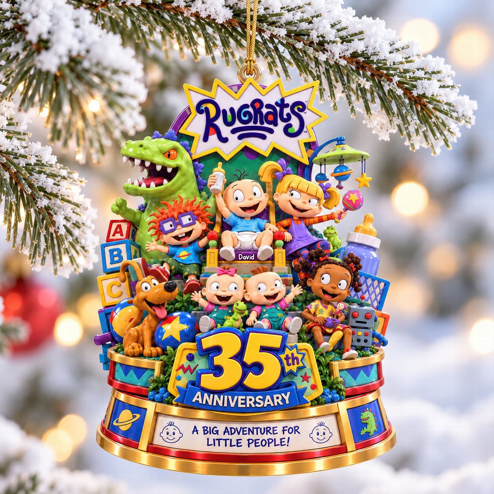 Celebrated 35th Anniversary Reveals The World From A Baby's Point Of View Acrylic Ornament - Personalized Christmas Gifts 04ohqn210926