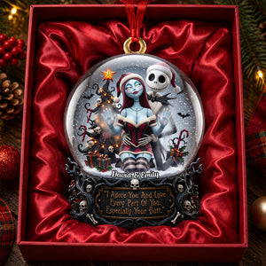 Mischievous Couple Acrylic Ornament - Personalized Christmas Gifts For Couples 02padh030826