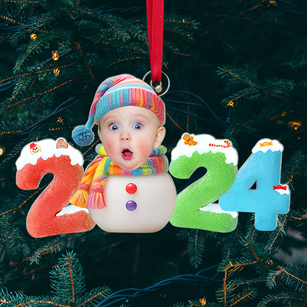 Custom Photo Gifts For Kids Christmas Ornament 01katn011124 Baby First Christmas-Homacus