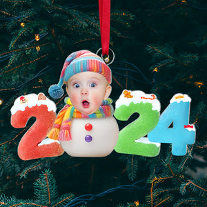 Custom Photo Gifts For Kids Christmas Ornament 01katn011124 Baby First Christmas-Homacus