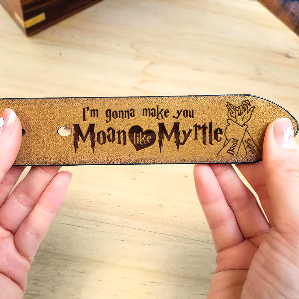 Personalized Gifts For Husband Leather Belt With Secret Message 01HUDT050624 Couple Pinky Promise-Homacus