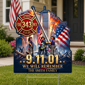 A Pray For Fallen Firefighters Yard Sign - Personalized Gifts For Memorial 03hudh050826-Homacus