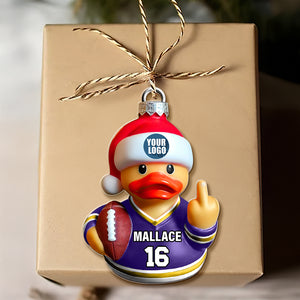 Gifts For Football Lovers Duck Christmas Ornament 02HUDT291124-Homacus