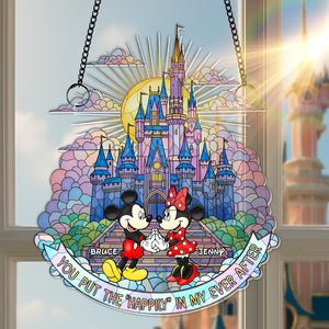 Sweet Couple Acrylic Suncatcher - Personalized Gifts For Couples 05OHLU050625-Homacus