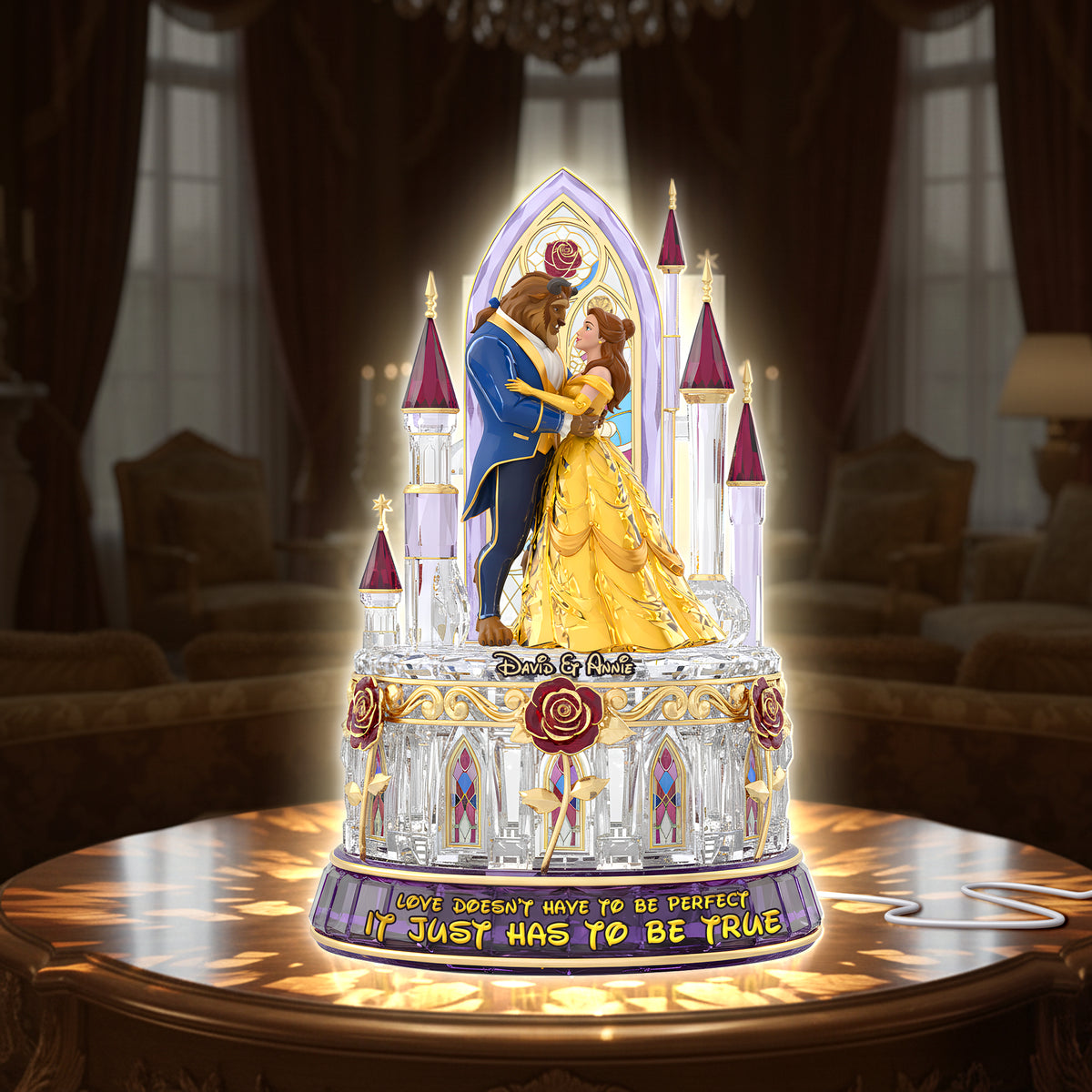 Romantic Couple Light Box, Personalized Gifts For Couple 08KILU041225-Homacus