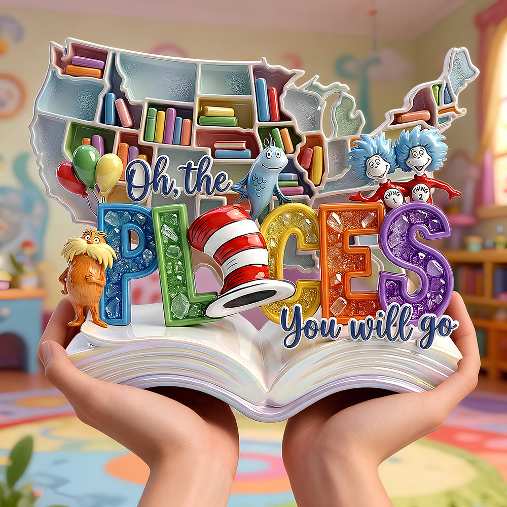 Follow Your Dreams Acrylic Plaque - Gifts For Book Lovers 05PADT130226-Homacus