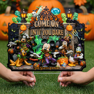 Scared Squad Yard Sign - Personalized Halloween Decor 03QHDT030826