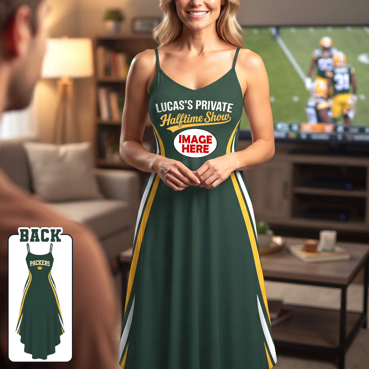 Sport Lover Girls Maxi Dress - Personalized Gifts For Sport Fans Suspender Maxi Dress 01HUTN290926