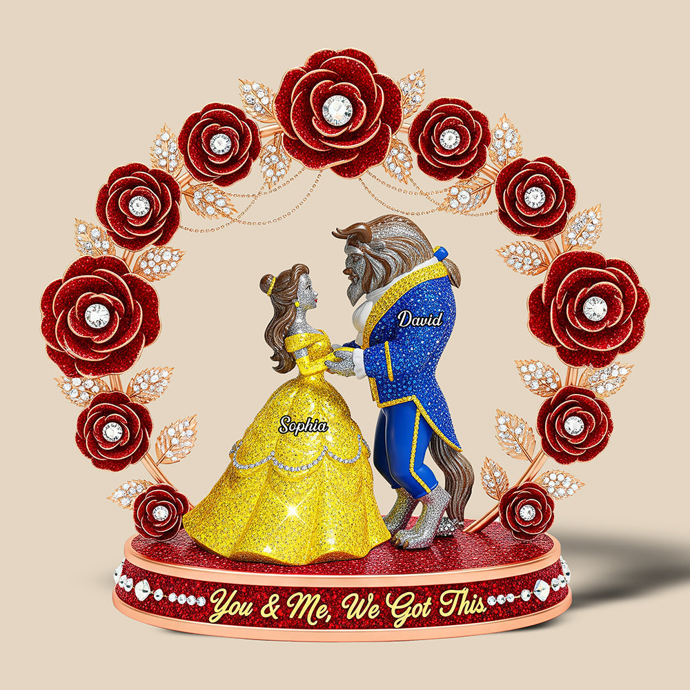 Cartoon Couple Plaque - Personalized Gifts For Couple 01ohqn120625-Homacus