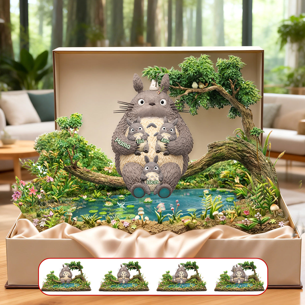 Mom And Kids Forest Acrylic Plaque - Personalized Gifts For Mom 04OHMG130326-Homacus