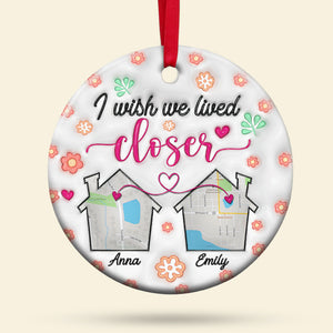 Personalized Gifts For Besties Christmas Ornament 02PGQN231024-Homacus