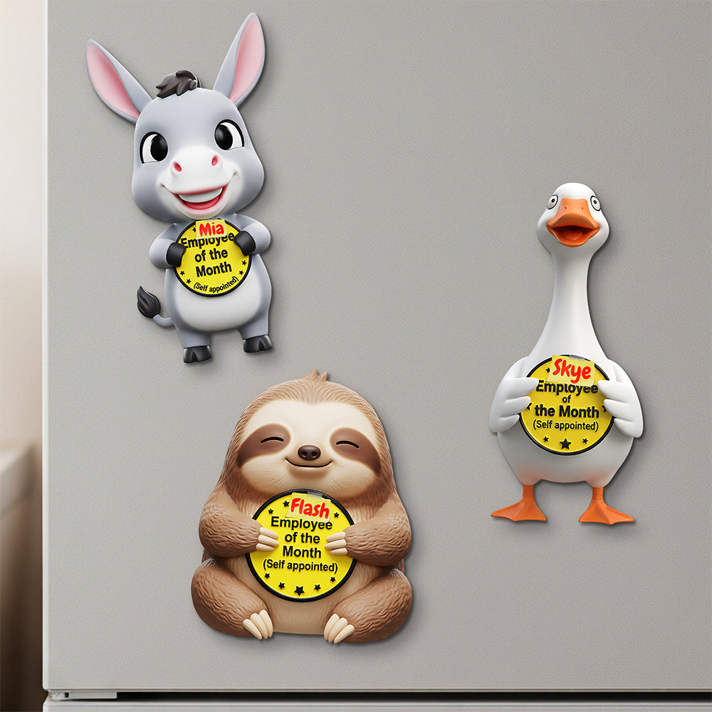 Animals Coworker Acrylic Fridge Magnet - Personalized Gifts For Coworker 02nata021225-Homacus