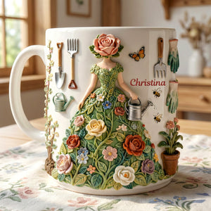 Garden Girl Coffee Mug - Personalized Gifts For Garden Lovers 01namg311225-Homacus