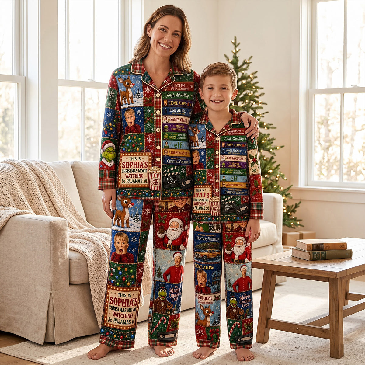 Holiday Cheer Family Pajama Set - Personalized Gift For Christmas 04NATN070926