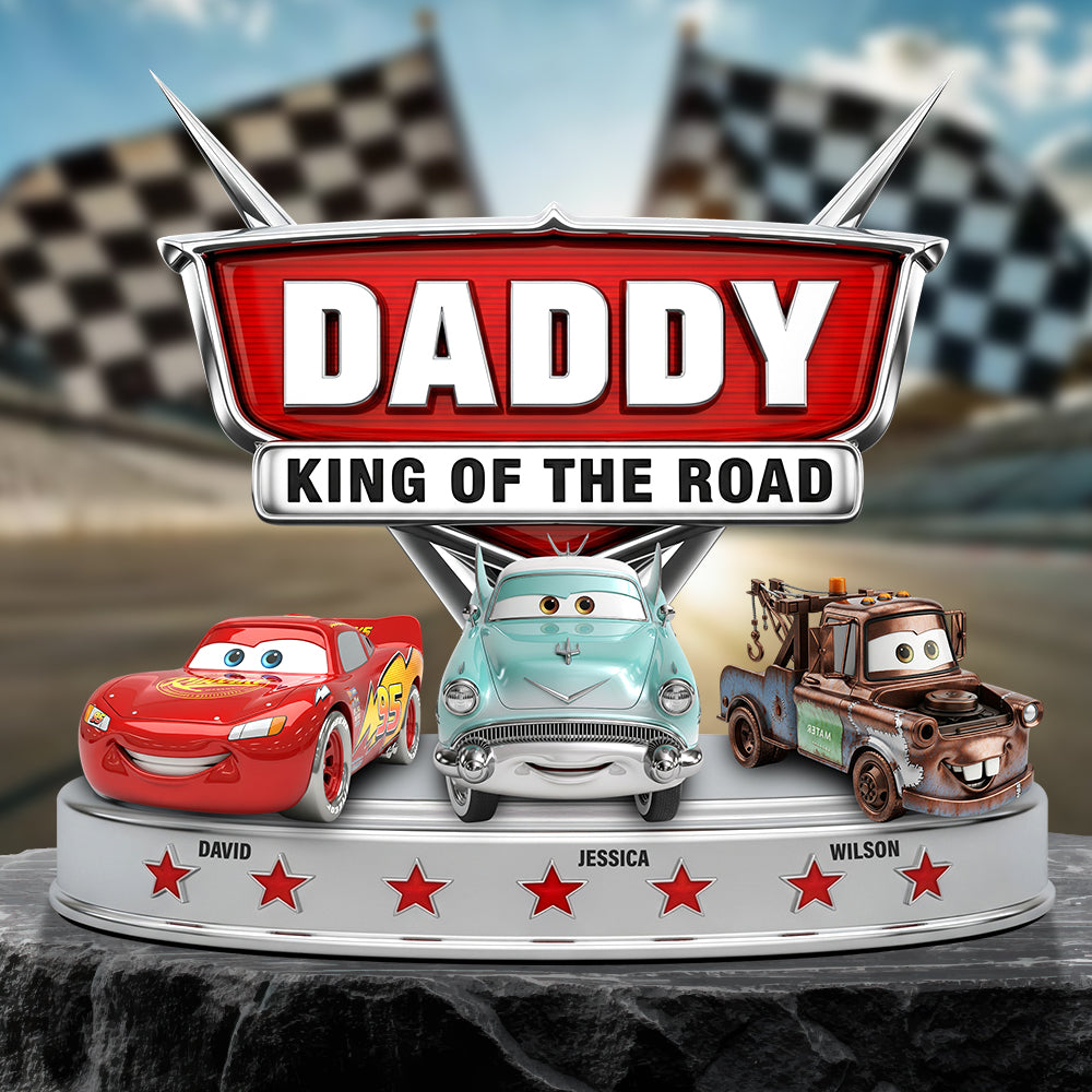 King Of The Road Acrylic Plaque Personalized Gifts For Dad 02OHDT280525-Homacus