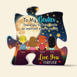 Personalized Gifts For Friends Shaped Acrylic Plaque 04xqqn101224hg Sitting Together See Moon-Homacus