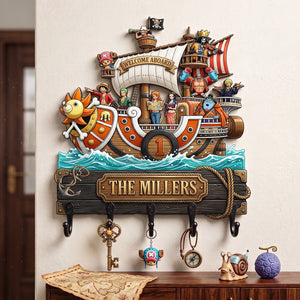 Sea Adventure Acrylic Key Hanger - Personalized Gifts For Family 03HATA160726