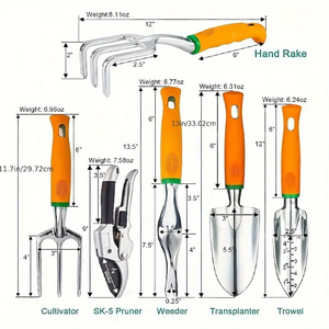 12-Piece Garden Tool Set with Apron - Durable Gardening Kit 12acxx161224-Homacus