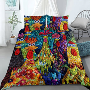 Gifts For Chicken Lovers Quilt Bed Set 01qnqn301024-Homacus