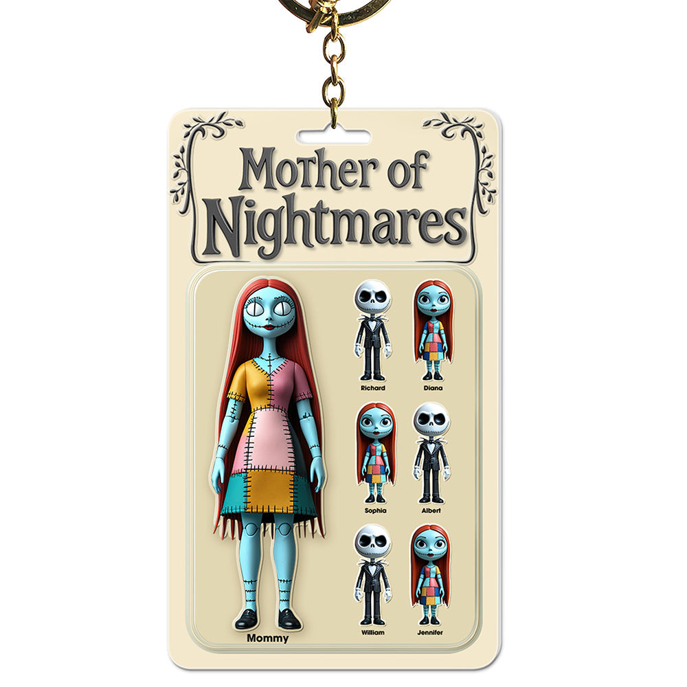Personalized Gifts For Mom Keychain 02ohqn090425 Mother Of Nightmares-Homacus