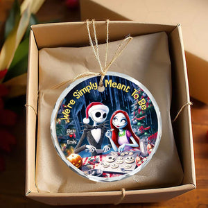 Skeleton Couple Ornament - Baking Couple - Personalized Christmas Gifts For Couples-Homacus