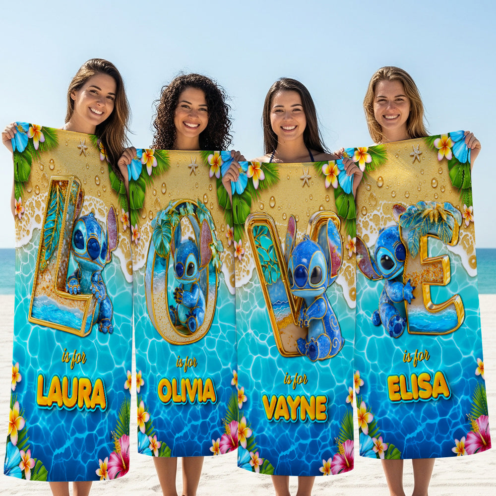 Holiday Beach Towel Personalized Gifts For Friends 03TGDT110725-Homacus