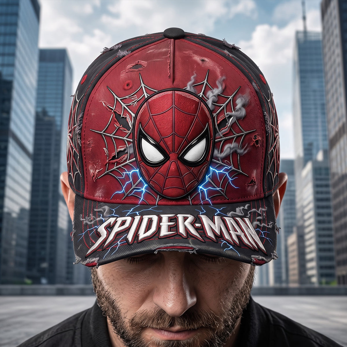 Lightning Web Hero Classic Cap -Personalized Gift 01NATN030826-Homacus