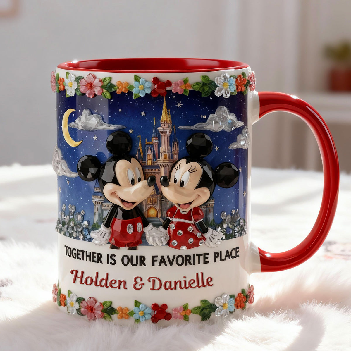 Lovely Couple Accent Mug - Personalized Gifts For Couples 03kimg080126-Homacus