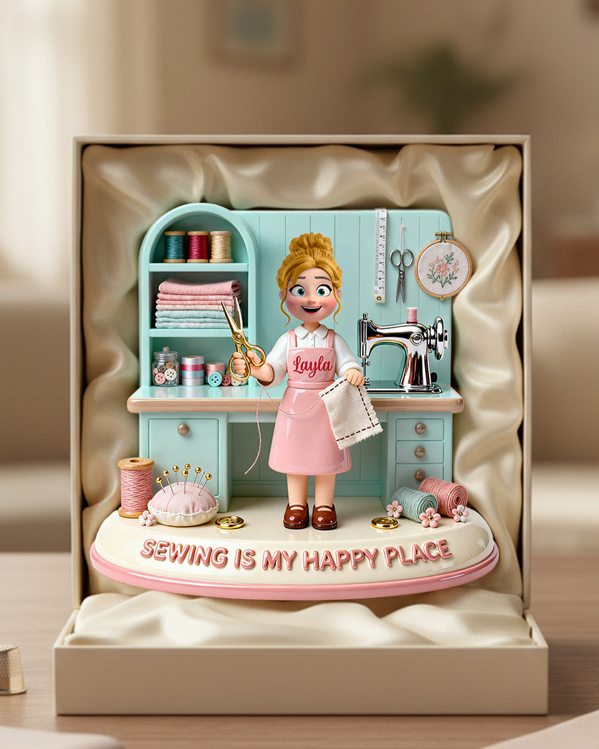 Sewing Room Acrylic Plaque - Personalized Gifts For Sewing Lovers 05pgmg120226-Homacus