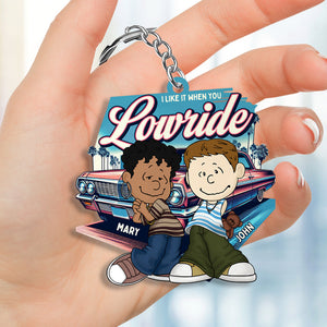 Personalized Gifts For Couple Keychain, Love Lowrider Car 01qhdt040125hg-Homacus