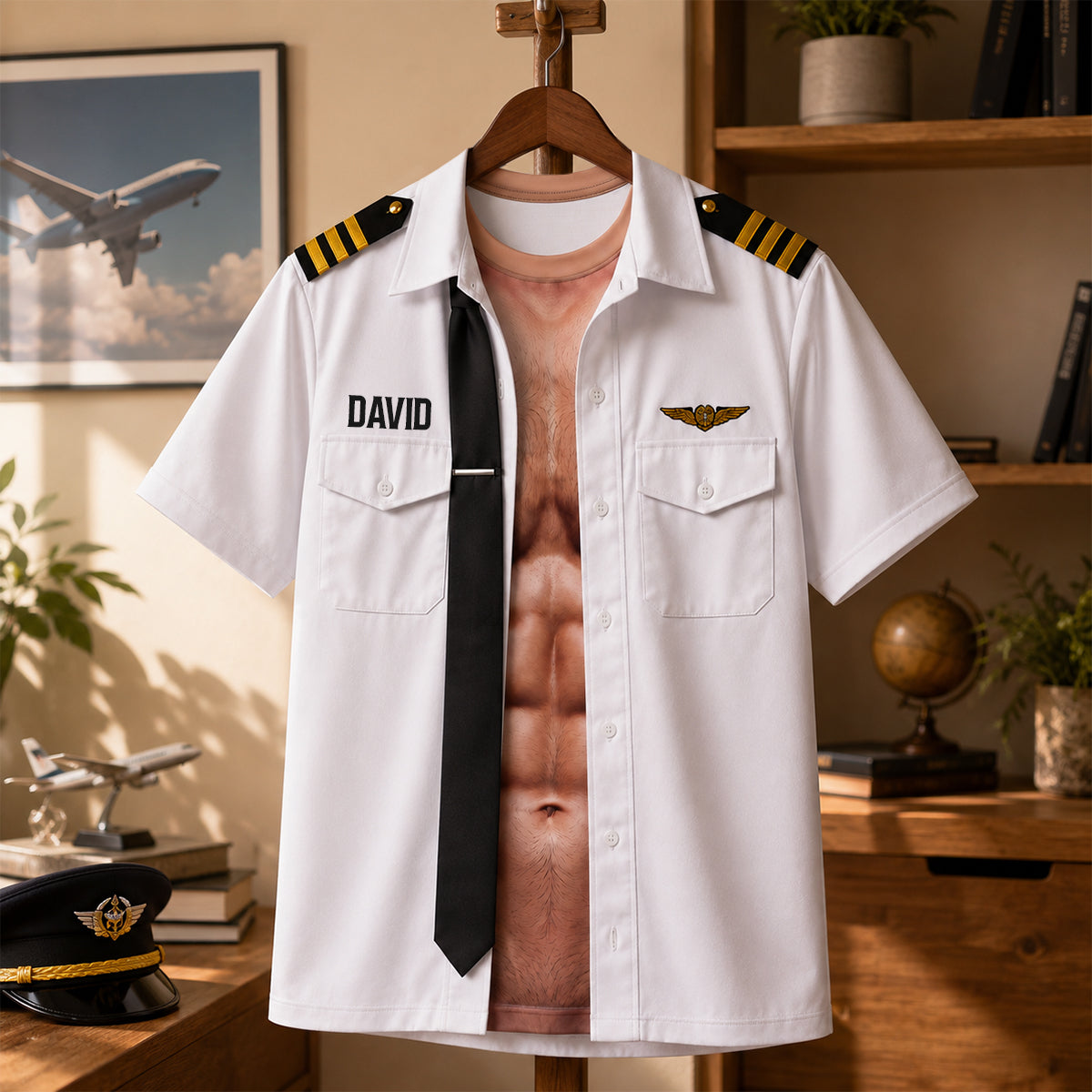 No Gym, Just Pilot Shirt - Personalized Gifts 01hudh170726-Homacus