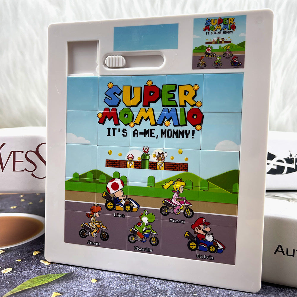 Personalized Gifts For Mom Sliding Puzzle Super Mommio 04nati050425-Homacus