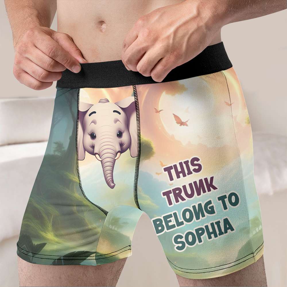 Personalized Gifts For Couple Men's Boxers 06TODT171224-Homacus