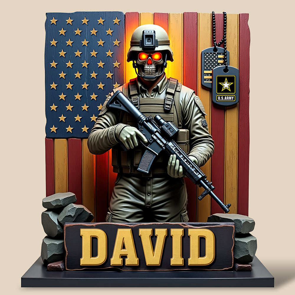 Veterans Military Plaque- Personalized Gifts For Veteran 04toqn170425-Homacus