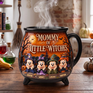 Little Witches Cauldron Mug - Personalized Gifts For Halloween 01tytn200826-Homacus
