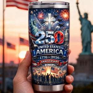 USA 250th Anniversary Tumbler - Personalized Gifts For Patriots 02hudt240226-Homacus