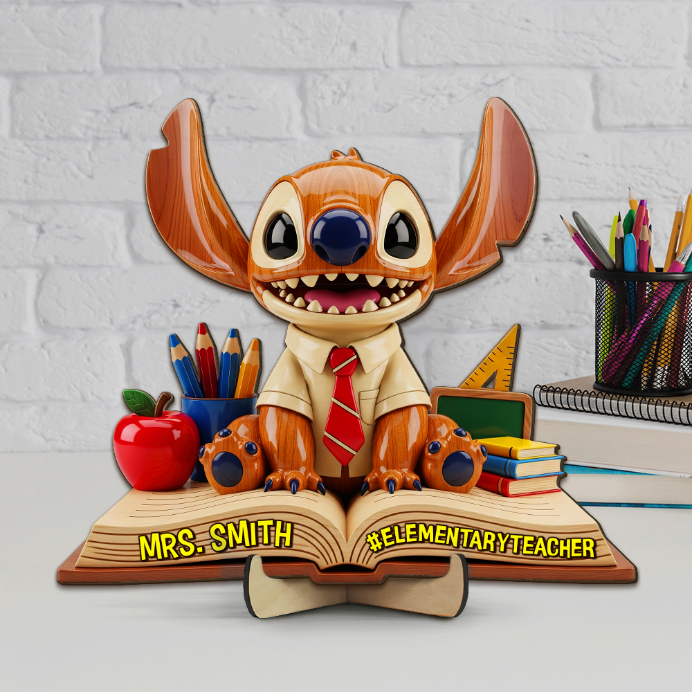 Back To School Teacher Wood Sign - Personalized Gifts For Teacher 06OHPU160725-Homacus