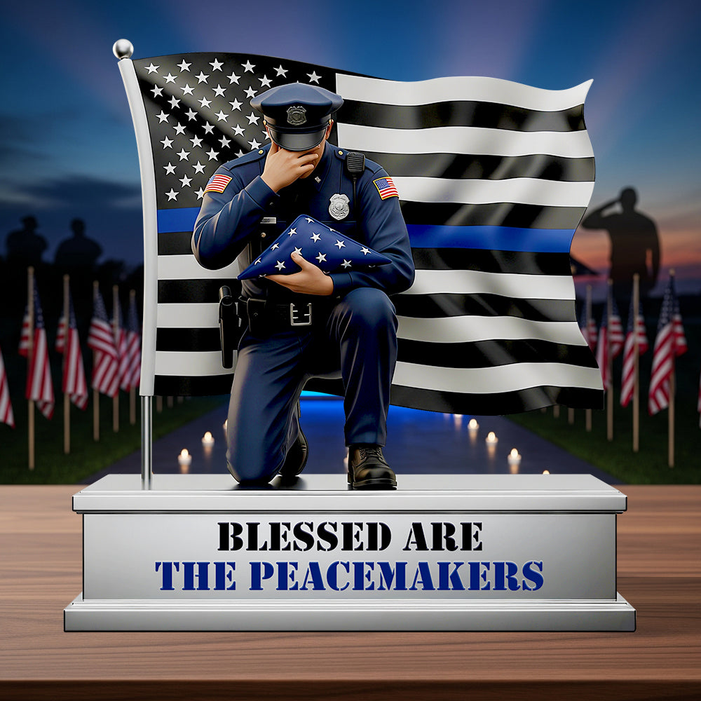 Police Honoring Acrylic Plaque Personalized Gifts For Police 02OHDT100625-Homacus